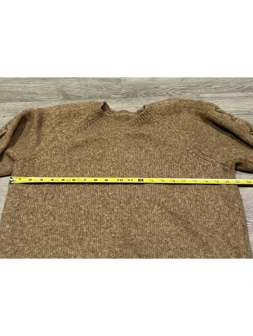 IRO Paris Mystic Camel Alpaca Blend Lace Up Sleeve Knit Sweater Medium M  $495